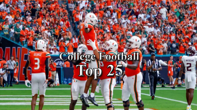 College Football Top 25