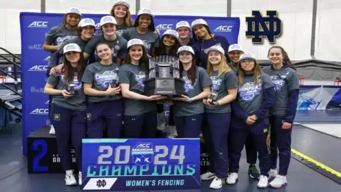 Notre Dame WFencing 24