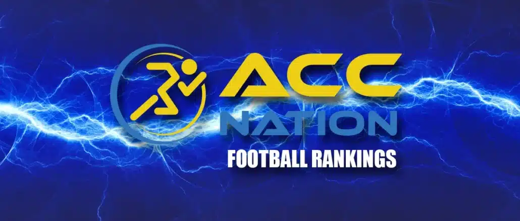 Ranking ACC football in week 12 paves the way to Charlotte for some and post-season bowls for others.