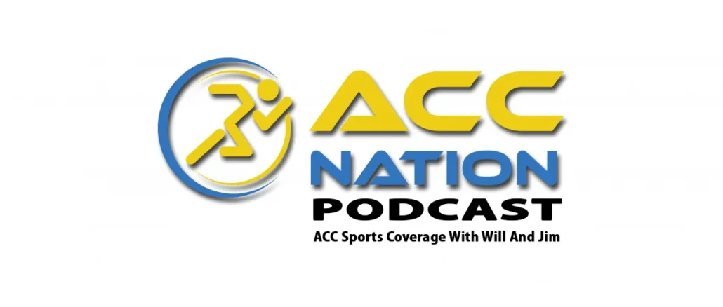 ACC Nation Podcast logo with a mic and headphones graphic.