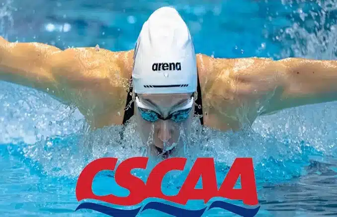 Swimming and Diving Rankings from CSCAA for men and women.